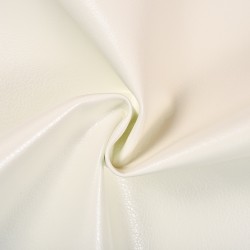 Ткань Дерматин (Кожзам) для мебели, цвет Белый (на отрез)  в Колпине