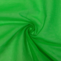 Фатин (мягкий), цвет Светло-зеленый (на отрез)  в Колпине