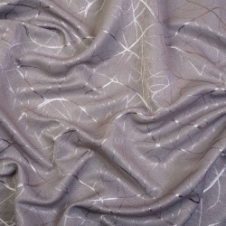 Ткань Блэкаут для штор светозатемняющая 75% &quot;Ледовое тиснение  Серый&quot;   в Колпине