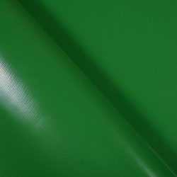 Ткань ПВХ 450 гр/м2, Зелёный (Ширина 160см), на отрез  в Колпине