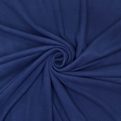 Флис Односторонний 130 гр/м2, цвет Темно-синий (на отрез)  в Колпине