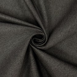 Ткань Рогожка (мебельная), цвет Тёмно-Серый (на отрез)  в Колпине