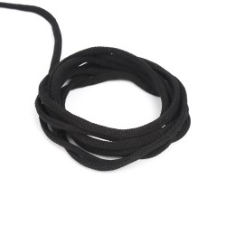 Шнур для одежды 4,5 мм, цвет Чёрный (на отрез)  в Колпине