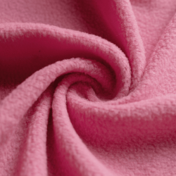 Флис Односторонний 130 гр/м2, цвет Розовый (на отрез)  в Колпине