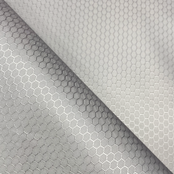 Ткань Оксфорд 300D PU Рип-Стоп СОТЫ, цвет Светло-Серый (на отрез)  в Колпине