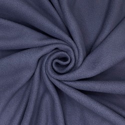Ткань Флис Односторонний 130 гр/м2, цвет Темно-серый (на отрез)  в Колпине