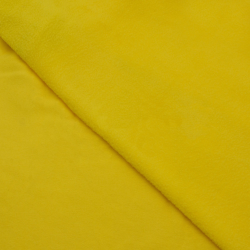 Флис Односторонний 180 гр/м2, Желтый (на отрез)  в Колпине