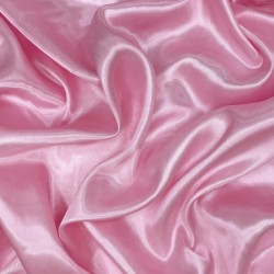Ткань Атлас-сатин, цвет Розовый (на отрез)  в Колпине