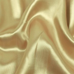 Ткань Атлас-сатин ЛЮКС, цвет Золотой (на отрез)  в Колпине