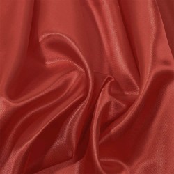 Ткань Атлас-сатин, цвет Красный (на отрез)  в Колпине