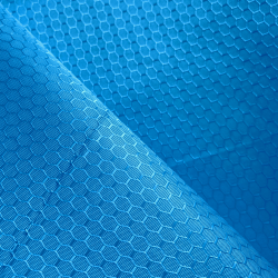 Ткань Оксфорд 300D PU Рип-Стоп СОТЫ, цвет Голубой (на отрез)  в Колпине