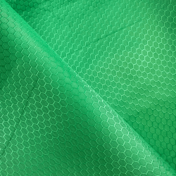 Ткань Оксфорд 300D PU Рип-Стоп СОТЫ, цвет Зелёный (на отрез)  в Колпине