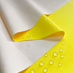 Водонепроницаемая Дышащая Мембранная ткань PU 10'000, цвет Жёлтый (на отрез)  в Колпине