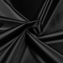*Ткань Оксфорд 210D PU, цвет Черный (на отрез)  в Колпине