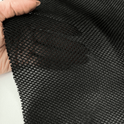 Сетка 3D трехслойная Air mesh 165 гр/м2, цвет Черный (на отрез)  в Колпине