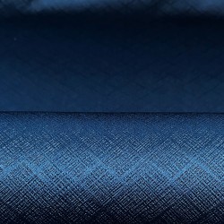 Ткань Блэкаут для штор светозатемняющая 100% &quot;Орнамент Синий&quot; (на отрез)  в Колпине